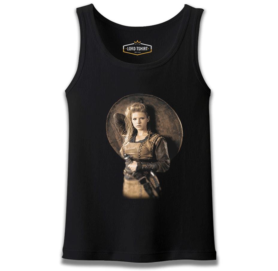 Vikings - Lagertha Siyah Erkek Atlet