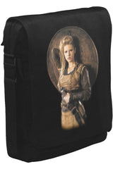 Vikings - LagerthaUnisex Siyah Postacı Çanta
