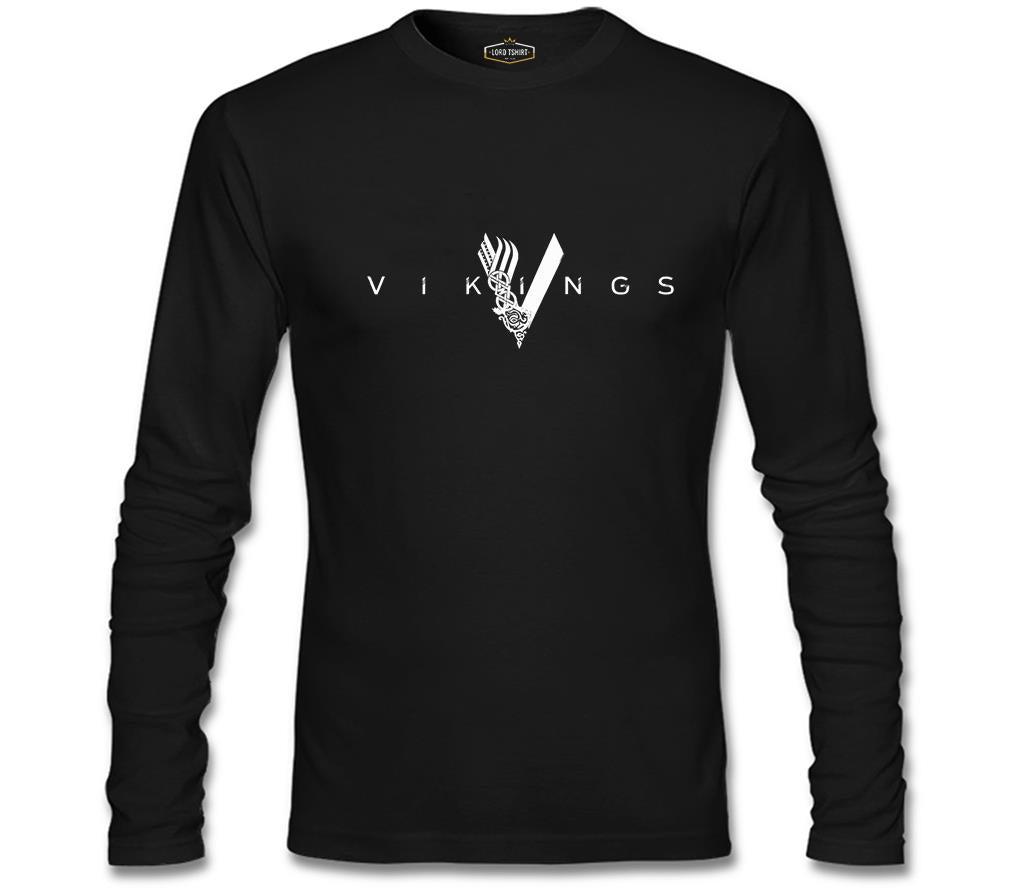 Vikings - Logo Black Men's Sweatshirt