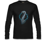 Vikings - Moon Hunter Siyah Erkek Sweatshirt