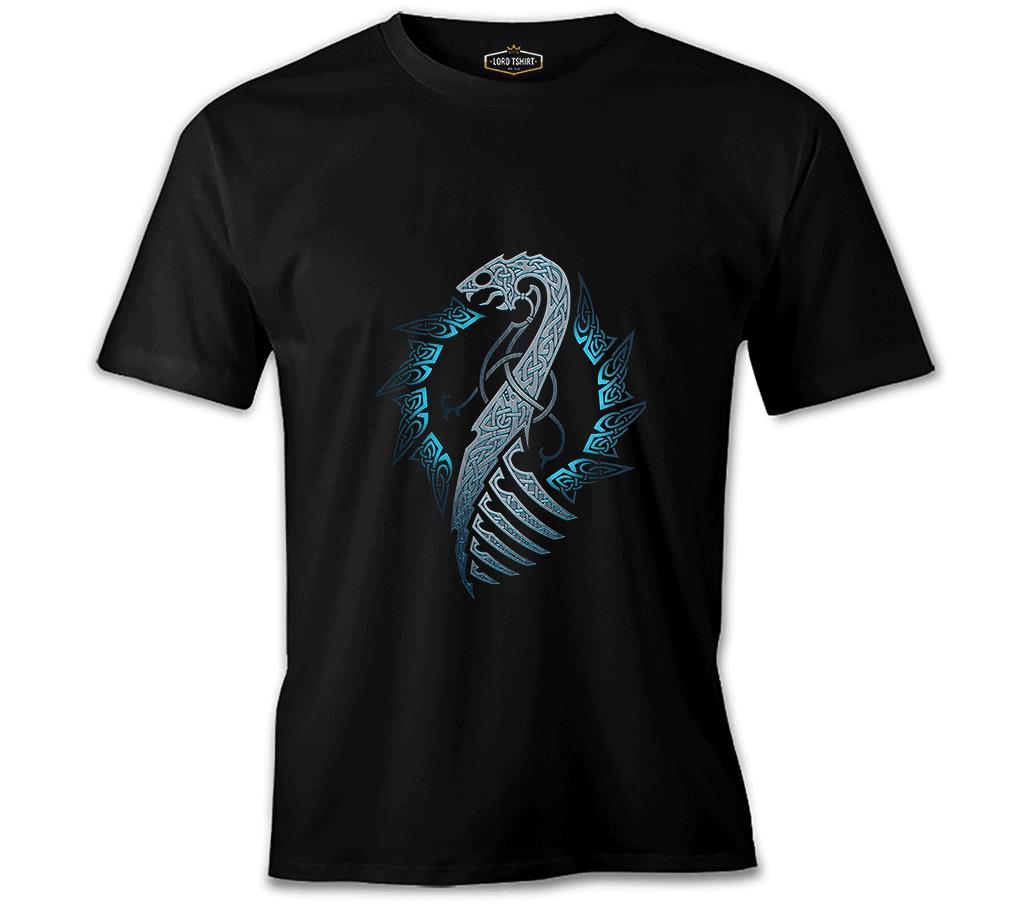 Vikings - Moon Hunter Black Men's Tshirt