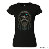 Vikings - Odin Siyah Kadın Tshirt