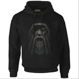 Vikings - Odin Black Men's Zipperless Hoodie