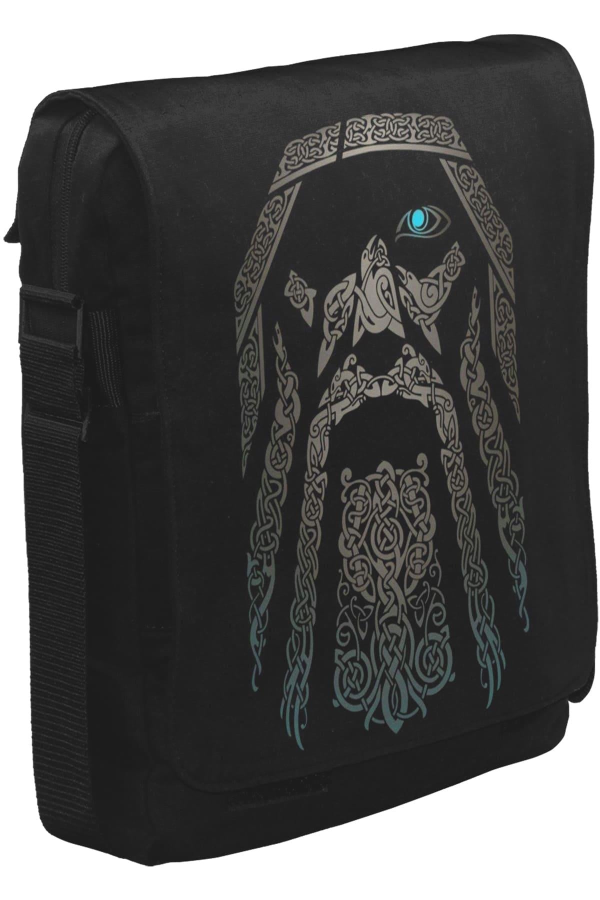 Vikings - Odin Unisex Siyah Postacı Çanta