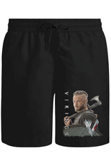 Vikings - Ragnar Axe Unisex Siyah Şort