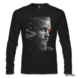 Vikings - Ragnar II Siyah Erkek Sweatshirt