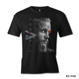 Vikings - Ragnar II Siyah Erkek Tshirt