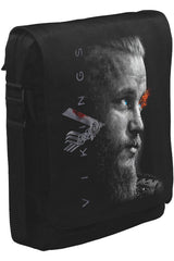 Vikings - Ragnar II Unisex Siyah Postacı Çanta
