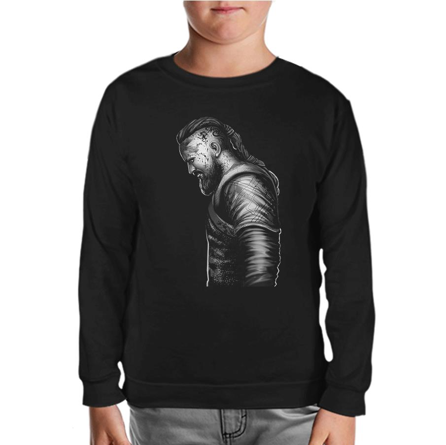 Vikings - Ragnar III Black Kids Sweatshirt