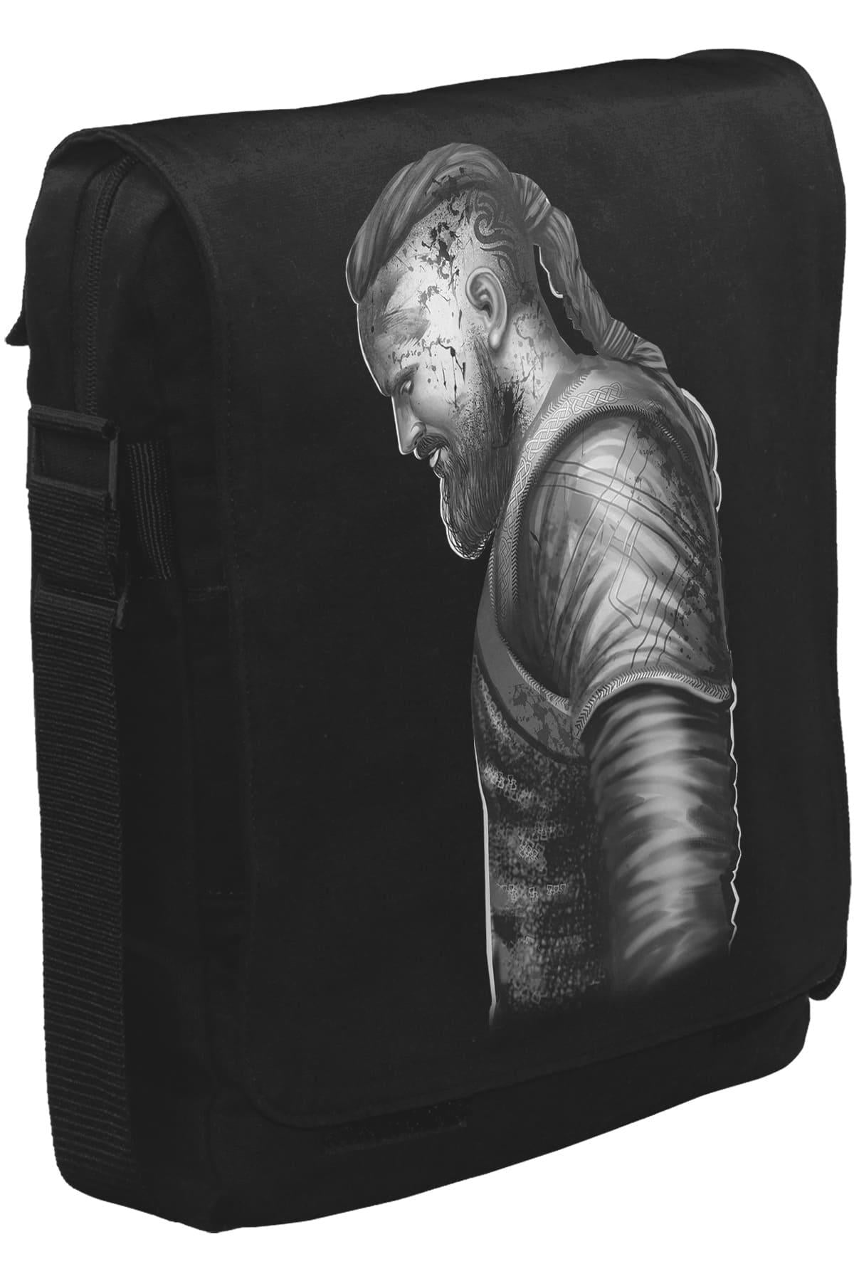 Vikings - Ragnar III Unisex Siyah Postacı Çanta