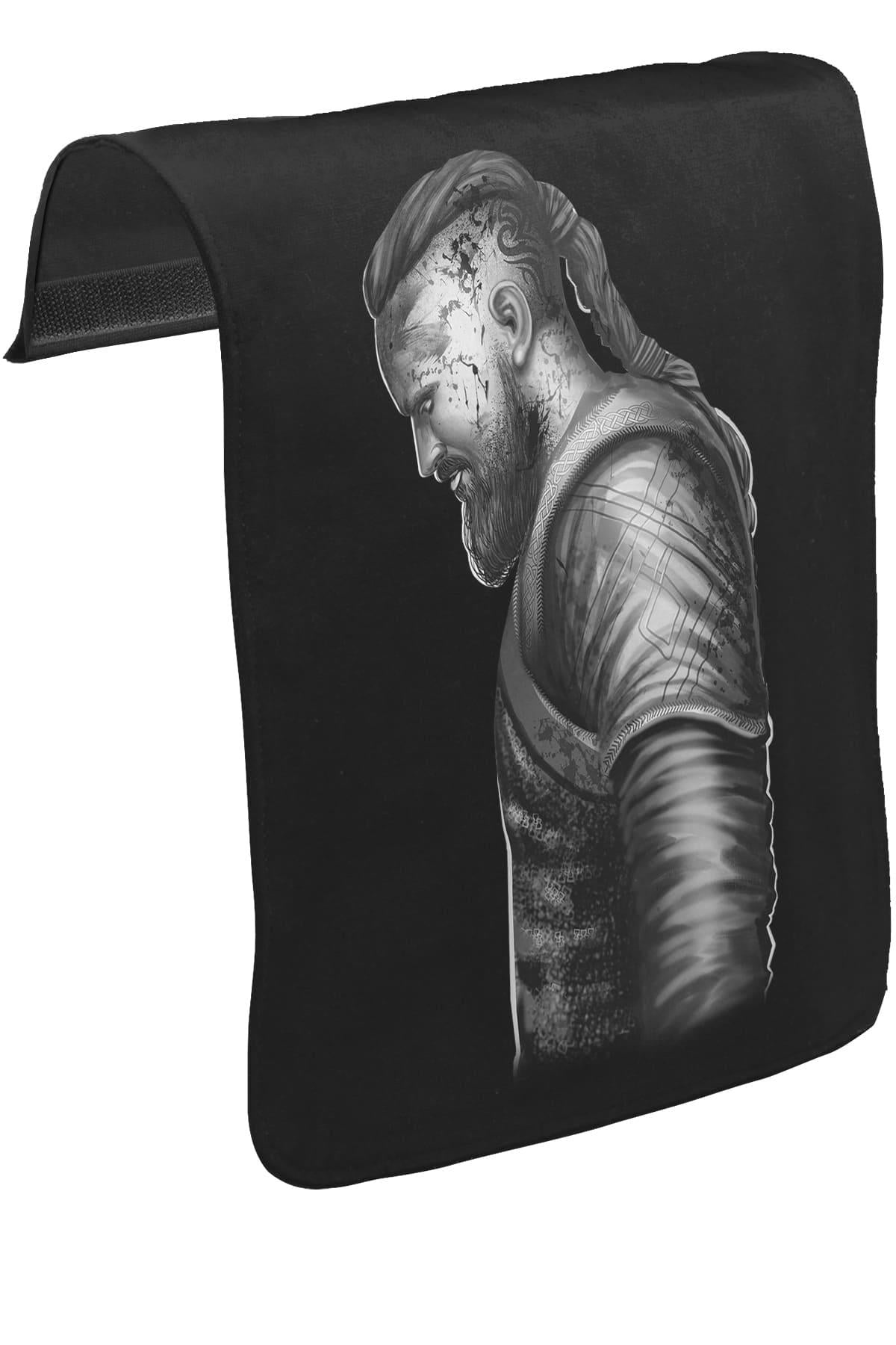 Vikings - Ragnar III Unisex Siyah Tak-Çıkar Postacı Çanta Kapağı CK-1557