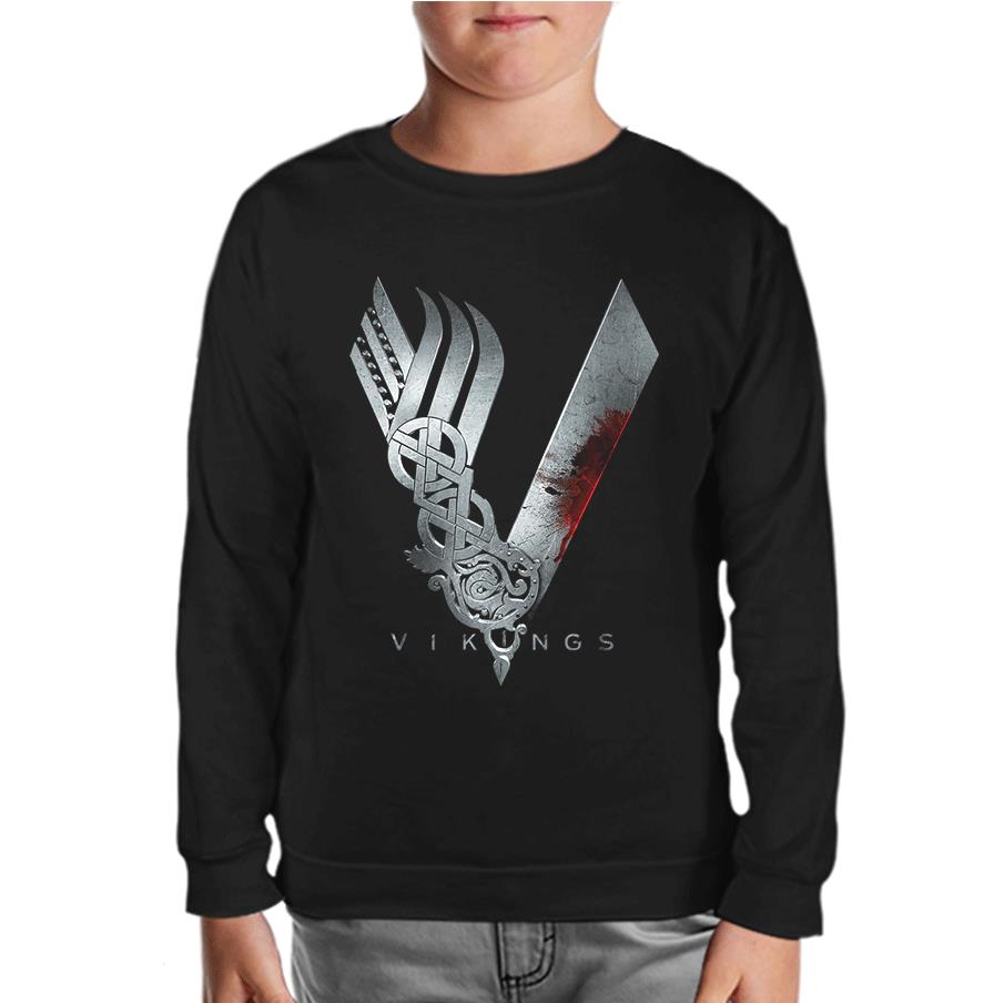 Vikings Black Kids Sweatshirt