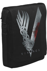 Vikings Unisex Siyah Postacı Çanta