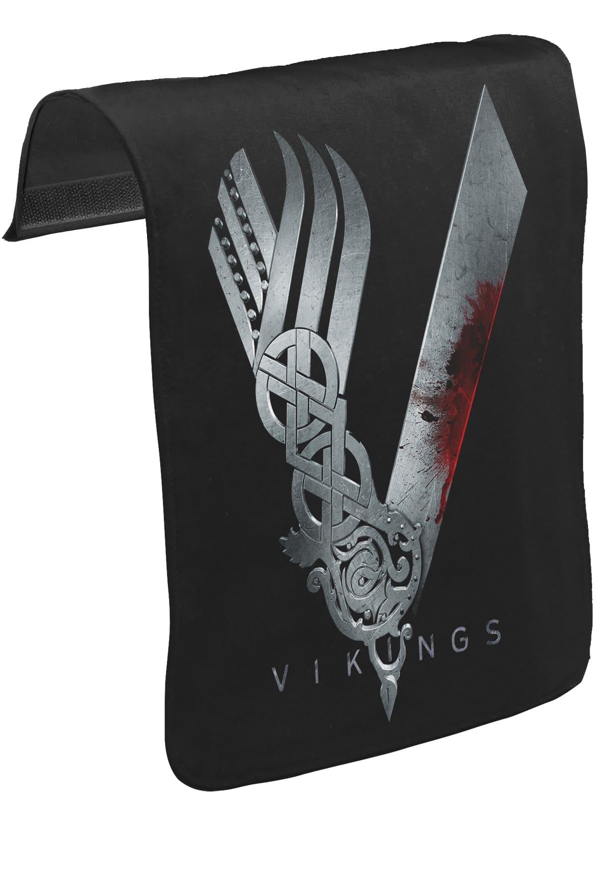 Vikings Unisex Black Snap-On Messenger Bag Cover CK-587 