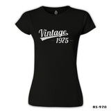 Vintage 1975 Black Women's Tshirt