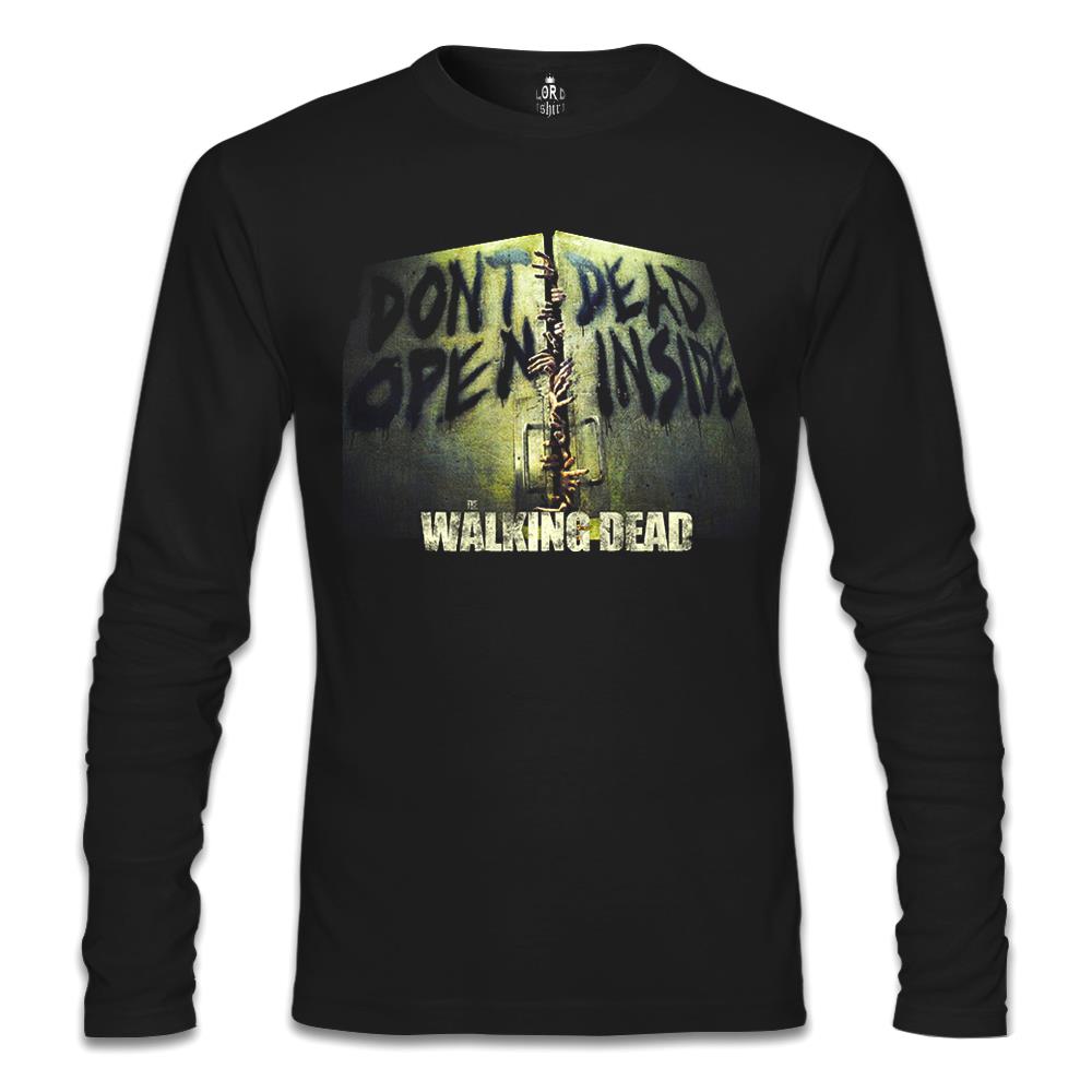 Walking Dead Siyah Erkek Sweatshirt