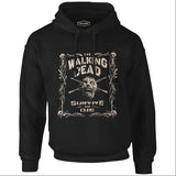 Walking Dead - Survive or Die Black Men's Zipperless Hoodie