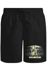 Walking Dead Unisex Siyah Şort