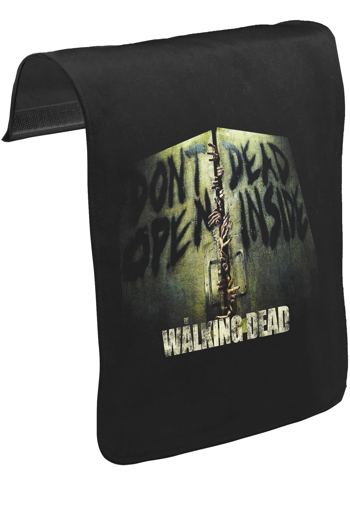 Walking Dead Unisex Siyah Tak-Çıkar Postacı Çanta Kapağı CK-315