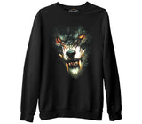 WareWolf Black Men's Thick Sweatshirt