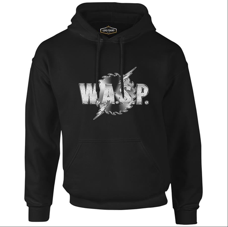 WASP Logo - Black Men's Zipperless Hoodie