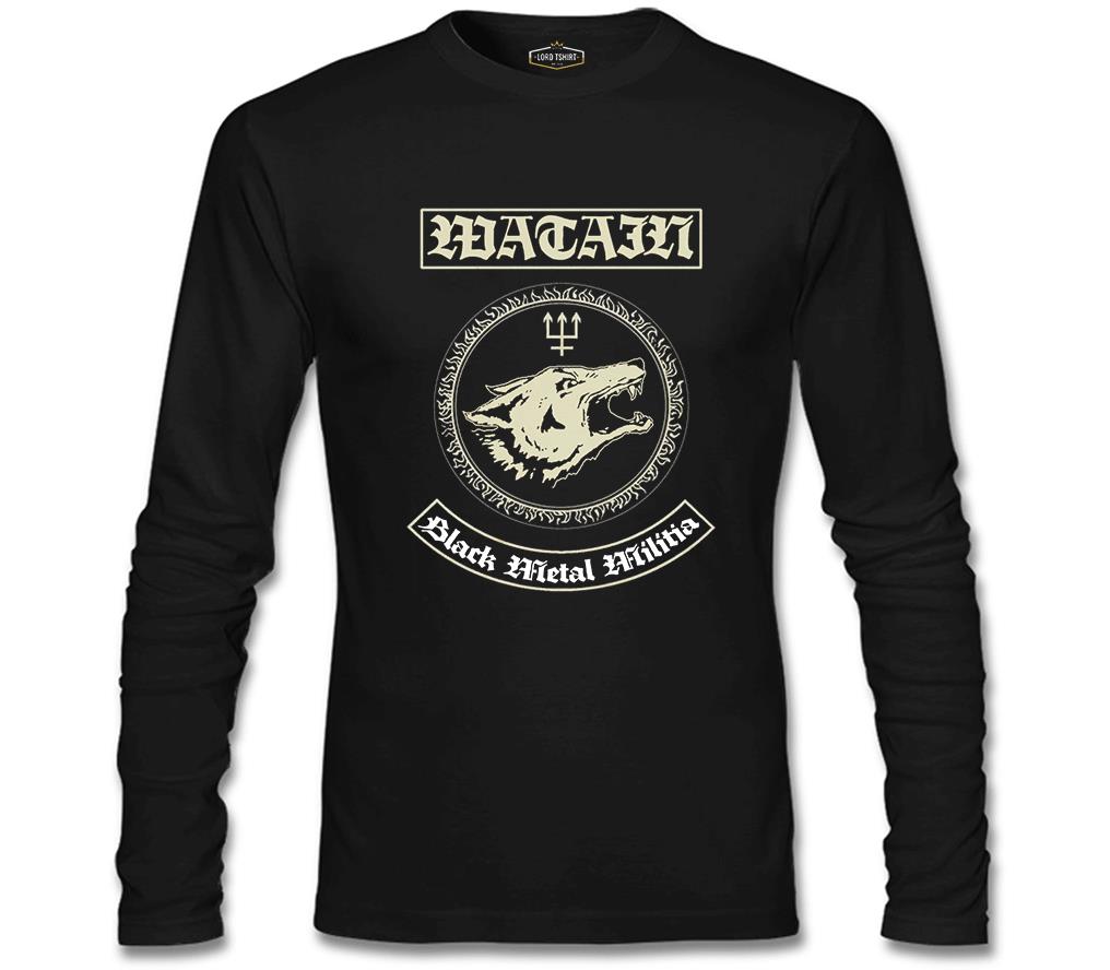 Watain Siyah Erkek Sweatshirt