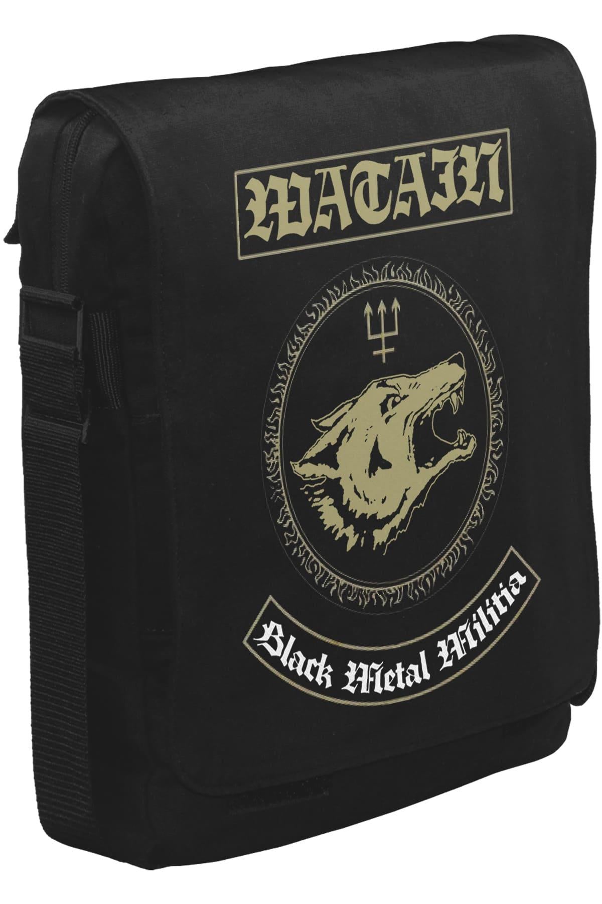 Watain Unisex Siyah Postacı Çanta