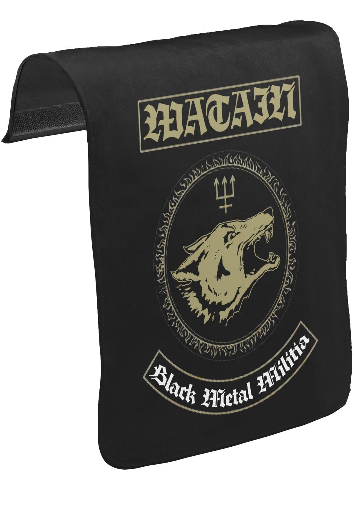 Watain Unisex Siyah Tak-Çıkar Postacı Çanta Kapağı CK-688