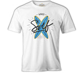 Waves Surf White Men's Tshirt 