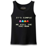 We Kill the Pac-Man Siyah Erkek Atlet