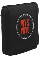 What You See What You Get Unisex Siyah Postacı Çanta