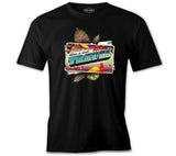 When in Doubt Travel Postcard Black Men's Tshirt