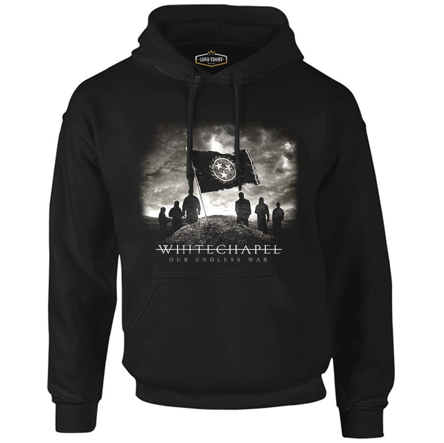 Whitechapel - Our Endless War Siyah Erkek Fermuarsız Kapşonlu