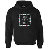 Wild and Free Black Men's Zipperless Hoodie