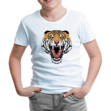 Wild - Tiger White Kids Tshirt