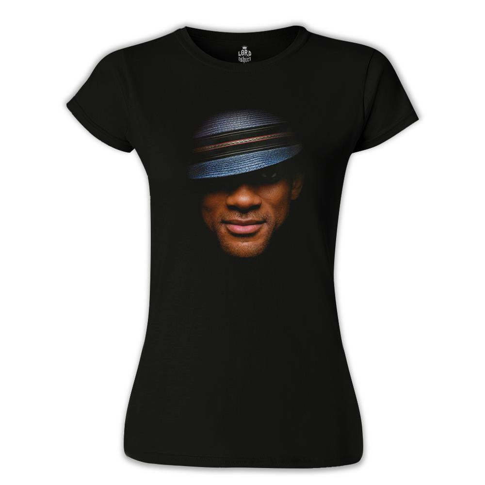 Will Smith Siyah Kadın Tshirt