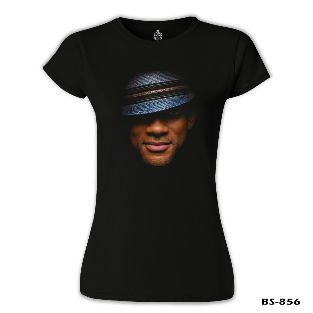 Will Smith Siyah Kadın Tshirt