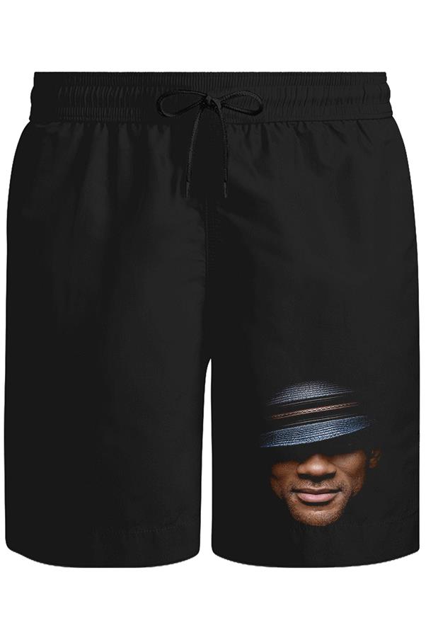 Will Smith Unisex Black Shorts 