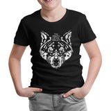 Winter is Coming Wolf Siyah Çocuk Tshirt