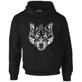 Winter is Coming Wolf Black Men's Zipperless Hoodie