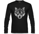 Winter is Coming Wolf Siyah Erkek Sweatshirt