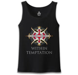 Within Temptation - Logo Siyah Erkek Atlet