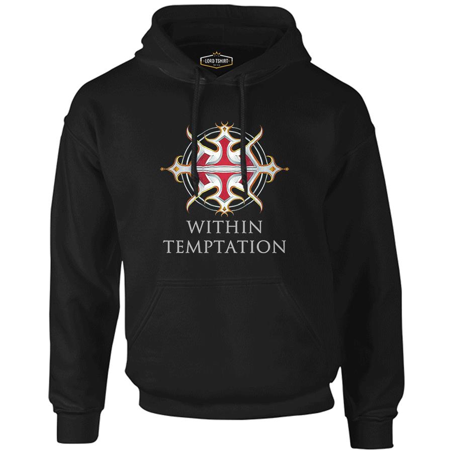 Within Temptation - Logo Black Men's Zipperless Hoodie