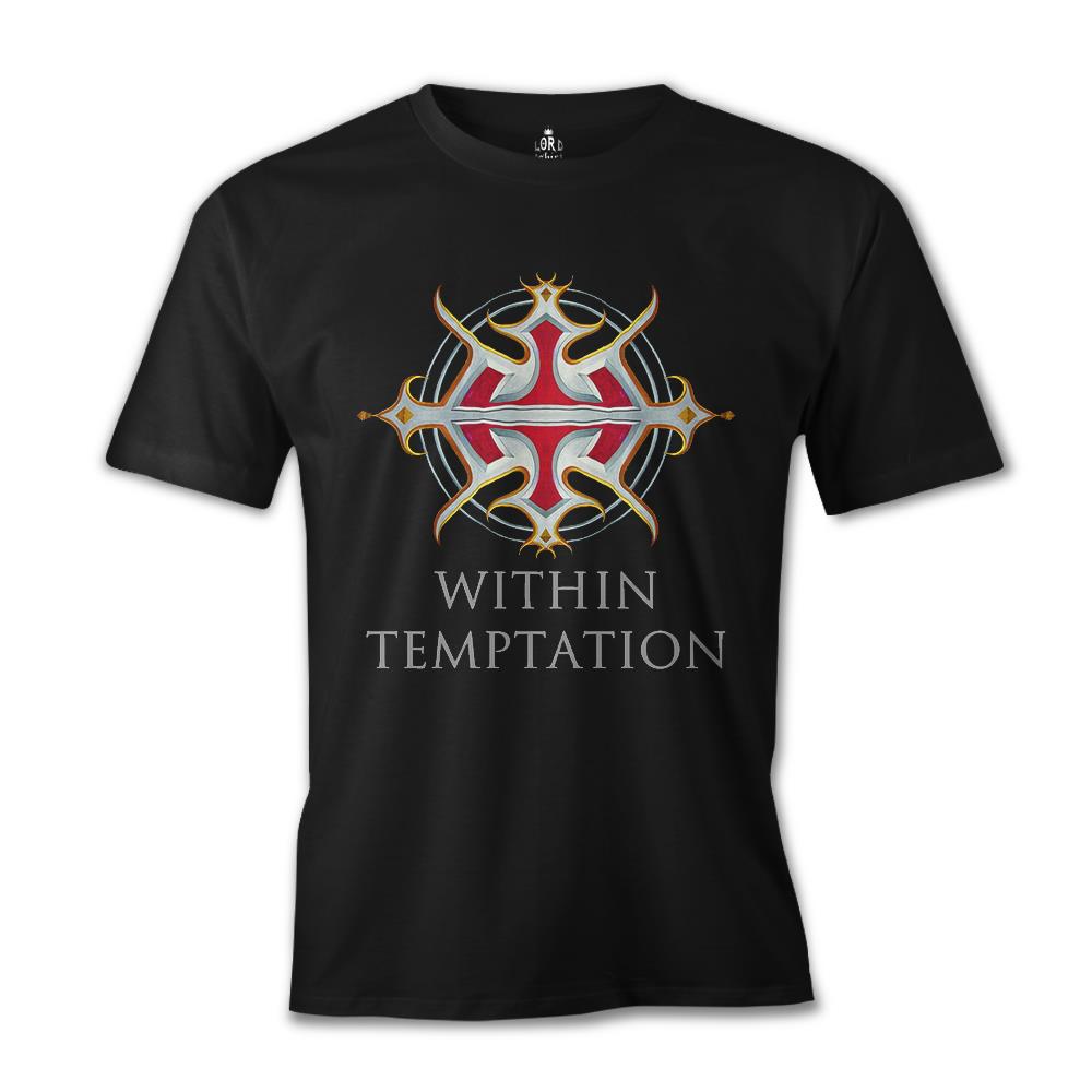 Within Temptation - Logo Siyah Erkek Tshirt