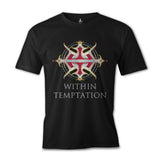 Within Temptation - Logo Siyah Erkek Tshirt