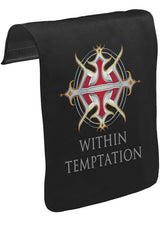 Within Temptation - Logo Unisex Siyah Tak-Çıkar Postacı Çanta Kapağı CK-148