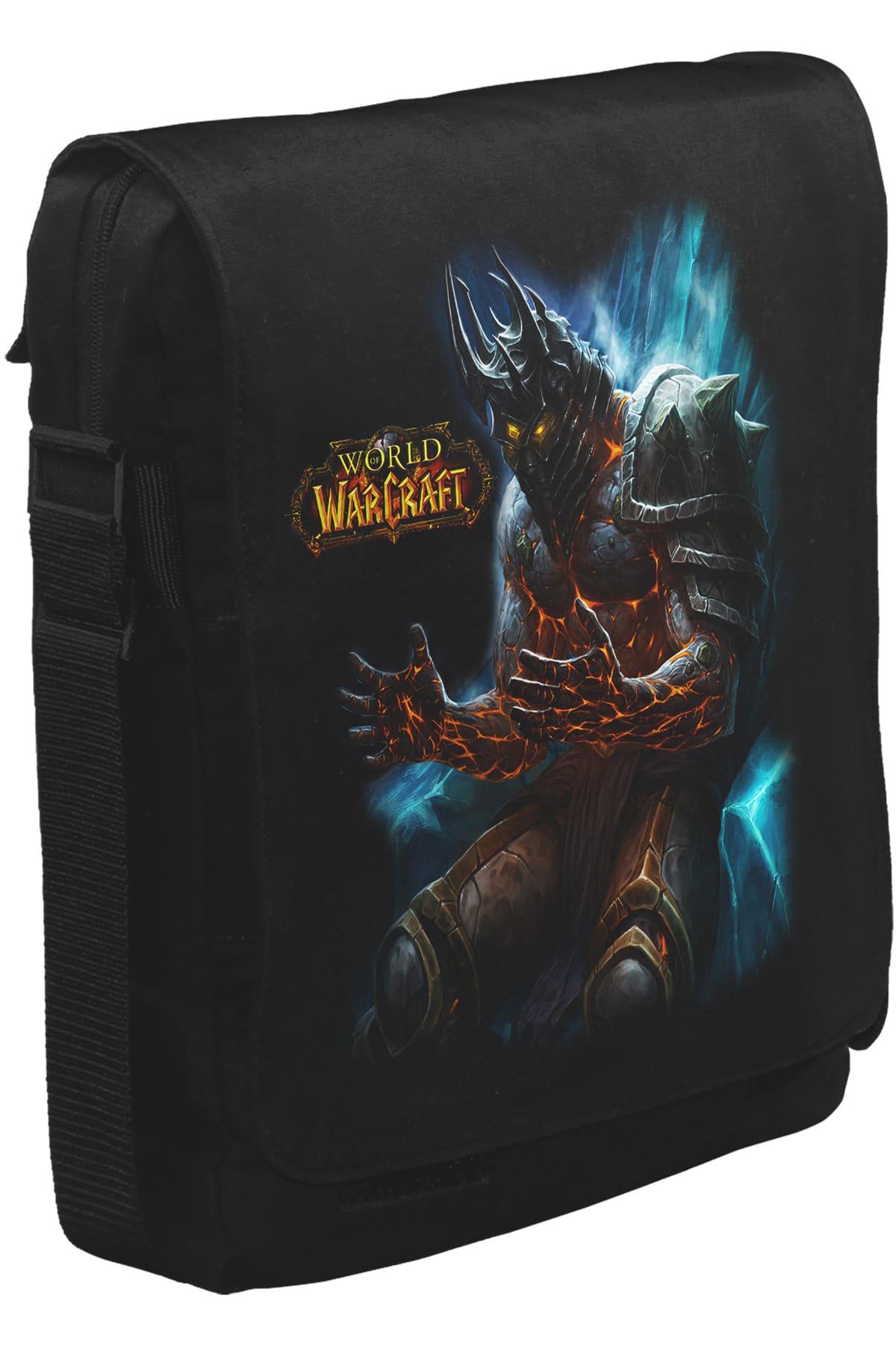 World of Warcraft - Cataclysm Unisex Siyah Postacı Çanta