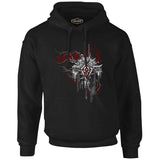 World of Warcraft - Horde Logo in Cahins Black Men's Zipperless Hoodie