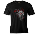 World of Warcraft - Horde Logo in Cahins Siyah Erkek Tshirt