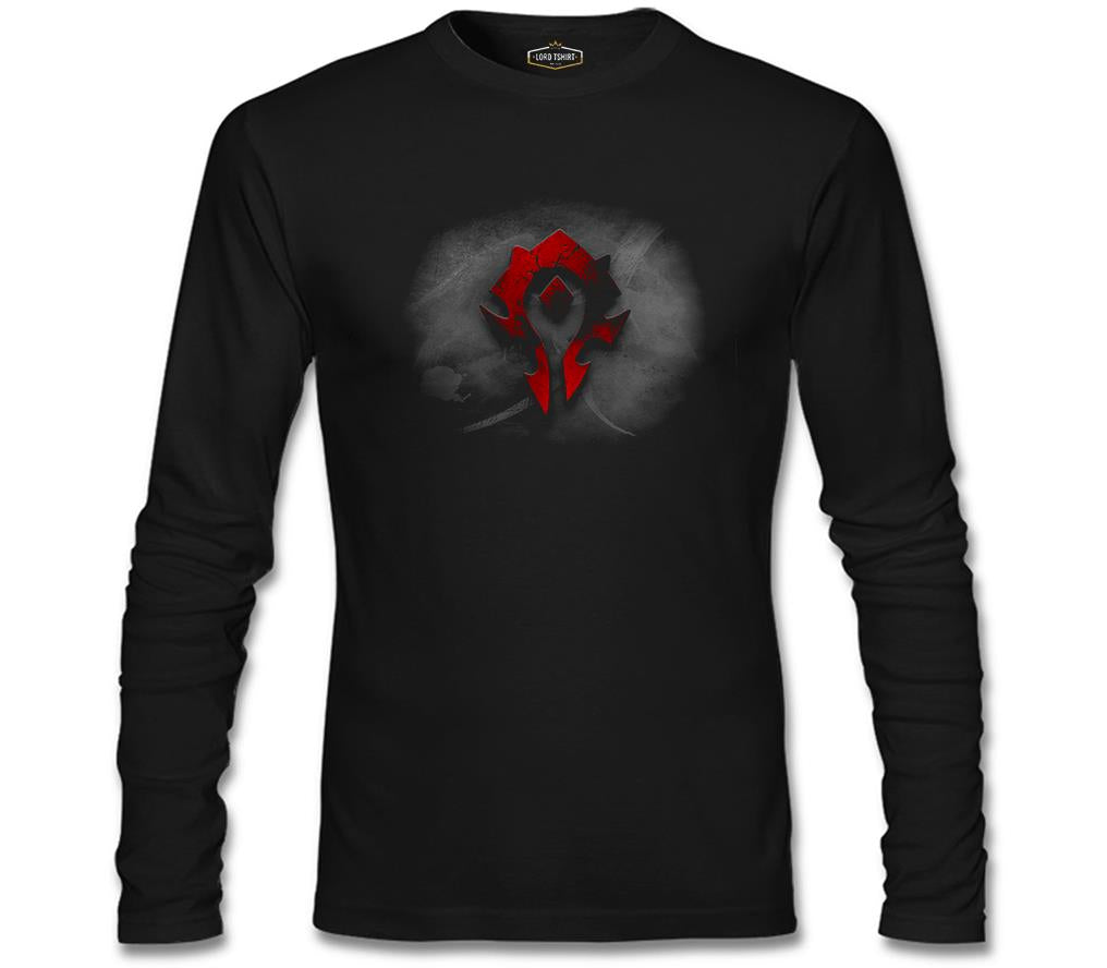 World of Warcraft - Horde Logo Black Men's Sweatshirt